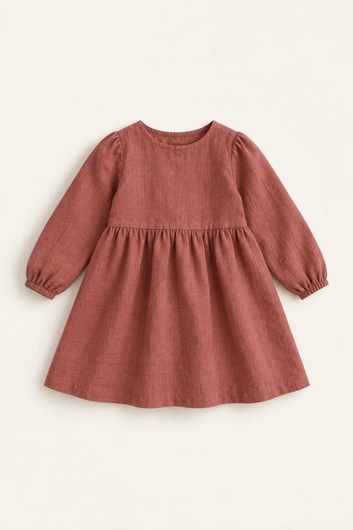 Birch Dress in Berry