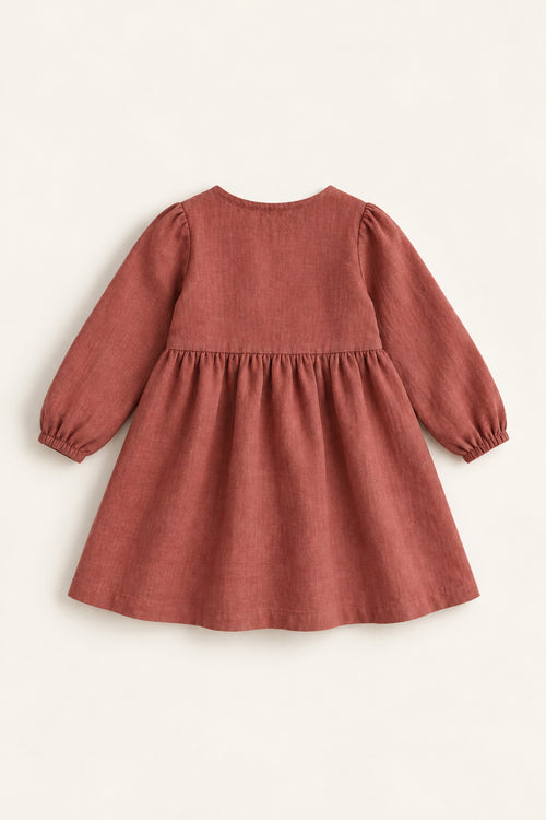 Birch Dress in Berry