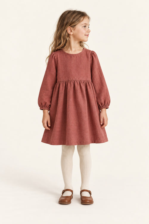Birch Dress in Berry