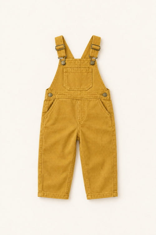 Bracken Dungarees in Mustard