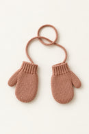 Bracken Mittens in Clay