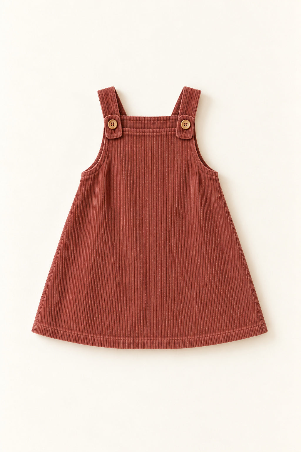 Bramble Pinafore Dress in Berry
