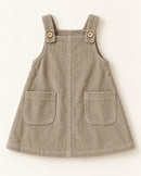 Bramble Pinafore Dress in Pebble