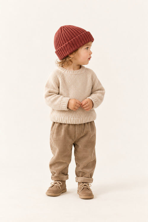 Briar Beanie in Berry