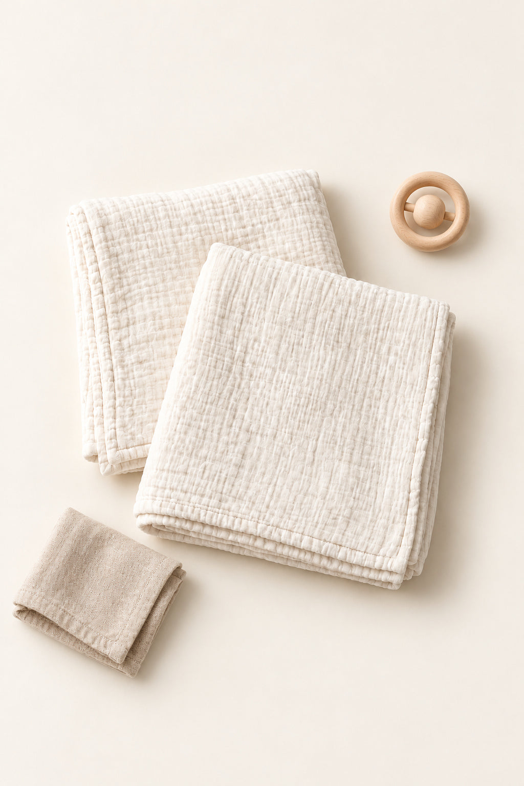 Cloudsoft Swaddle Set in Cloud