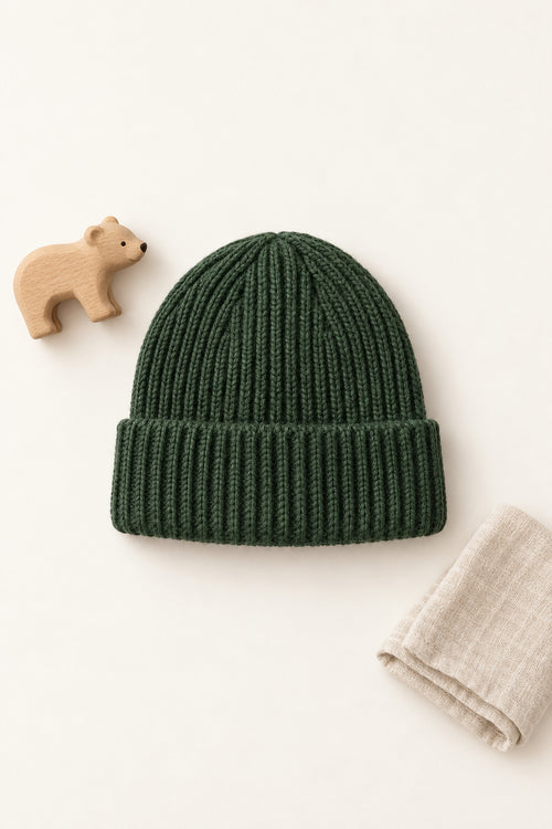 Clover Beanie in Forest