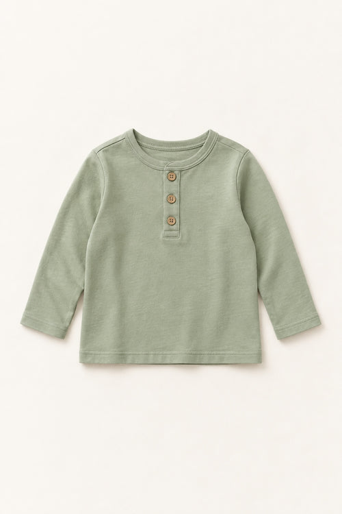 Clover Henley in Sage