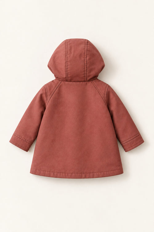Fern Coat in Berry