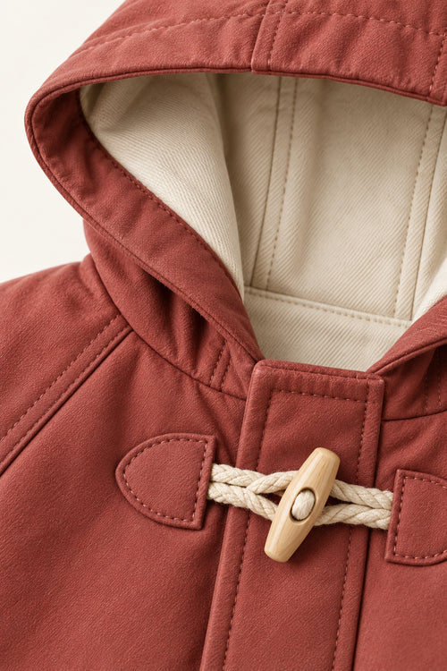 Fern Coat in Berry