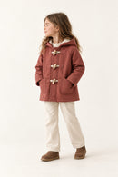 Fern Coat in Berry
