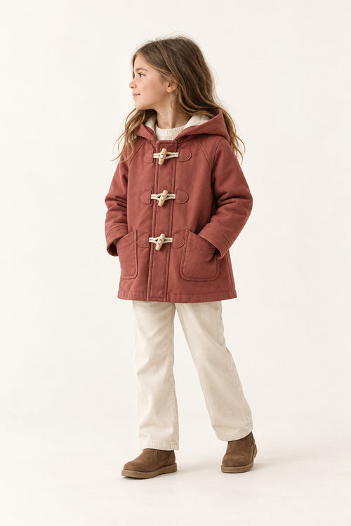 Fern Coat in Berry