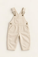 Fern Dungarees in Cream
