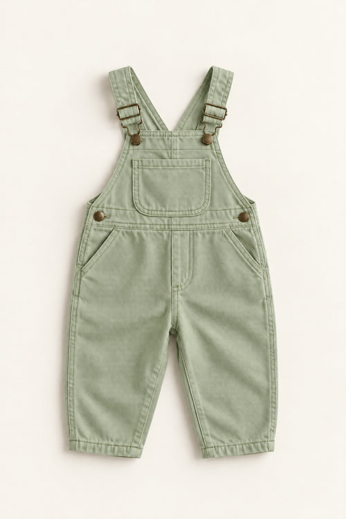 Fern Dungarees in Sage