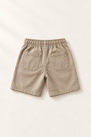 Fieldtrip Pull-on Shorts in Pebble