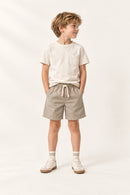 Fieldtrip Pull-on Shorts in Pebble