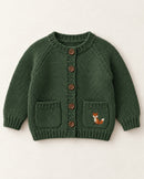 Fox Tale Cardigan in Forest