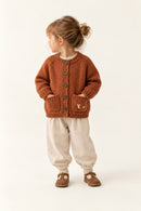 Fox Tale Cardigan in Rust