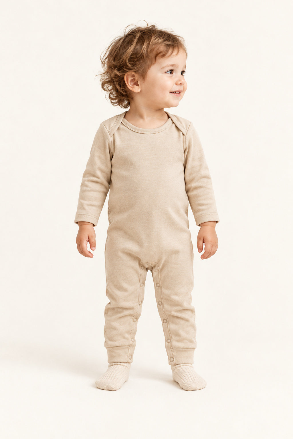 Hazel Romper in Oat