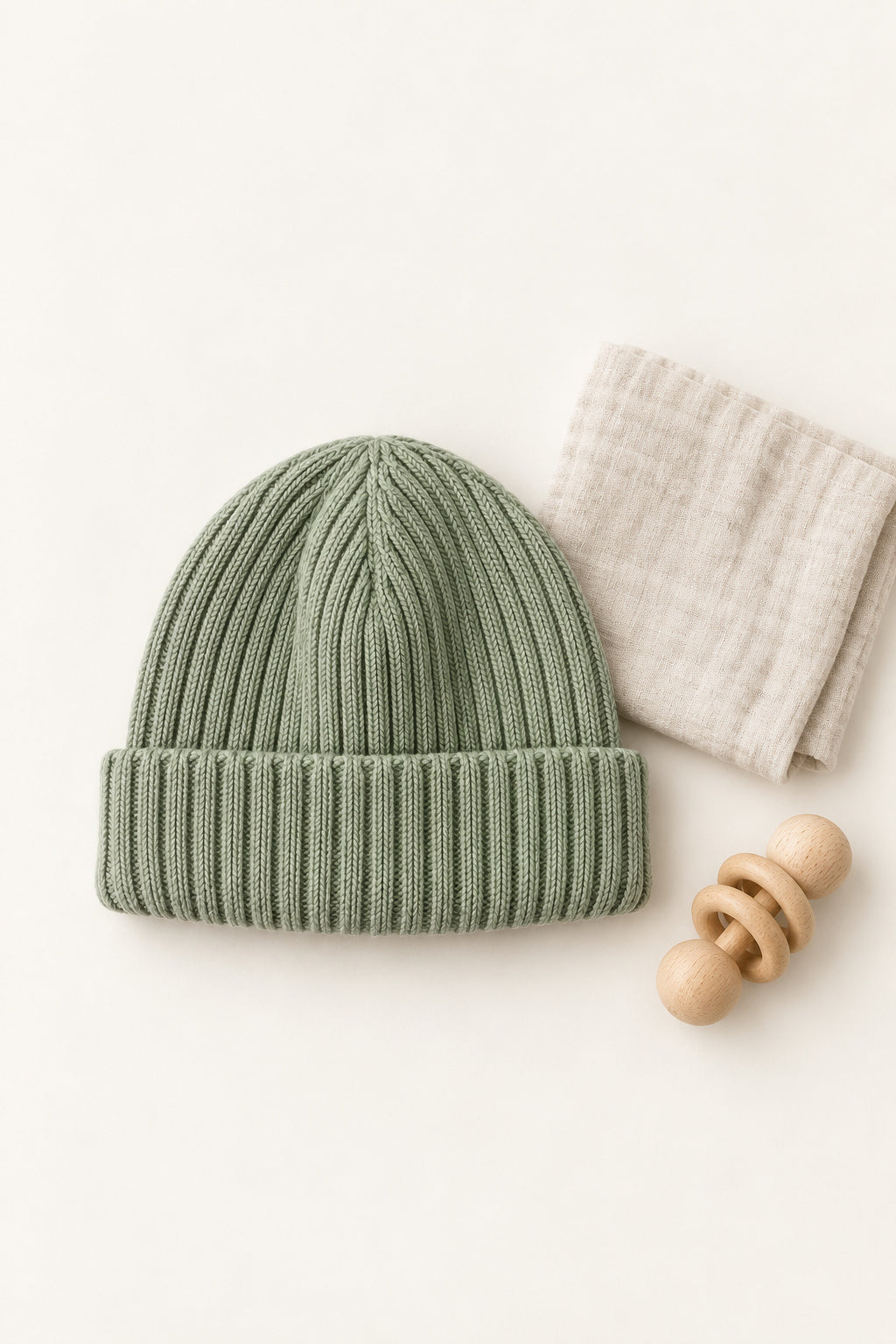 Heron Beanie in Sage