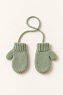 Heron Mittens in Sage
