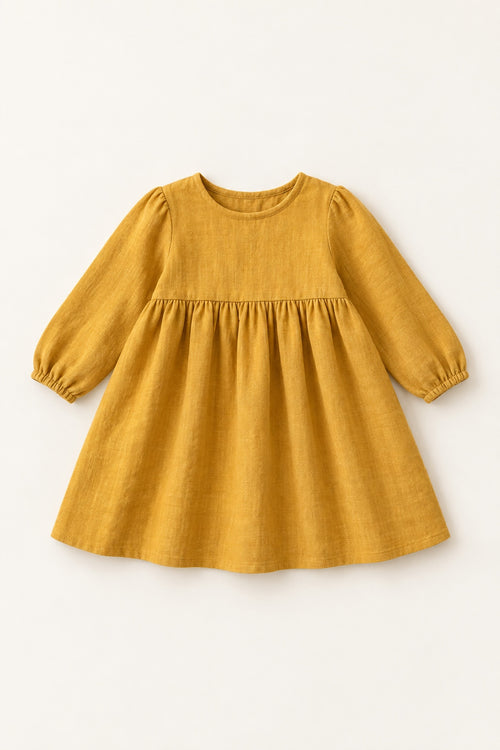 Juniper Dress in Mustard