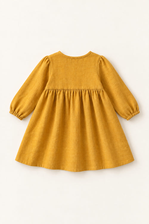 Juniper Dress in Mustard