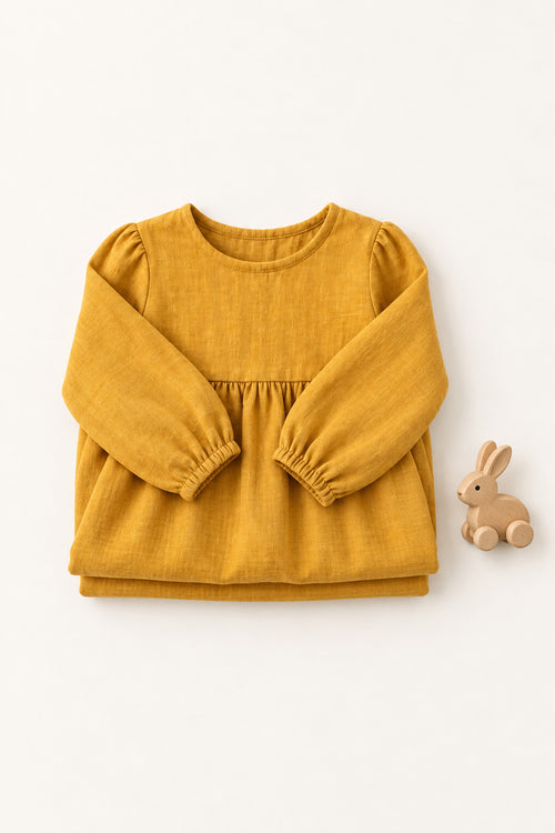 Juniper Dress in Mustard