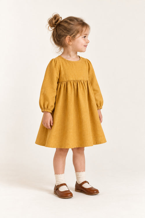Juniper Dress in Mustard