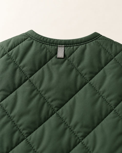 Lantern Quilted Jacket in Forest
