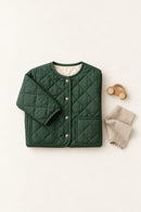 Lantern Quilted Jacket in Forest