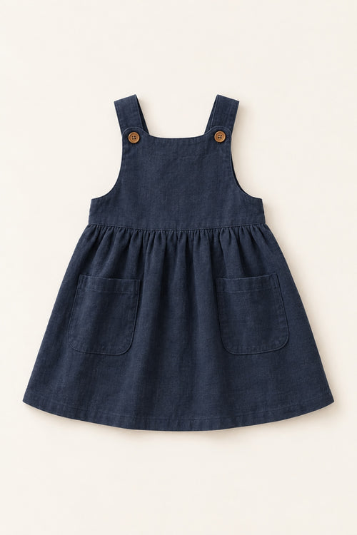 Larch Pinafore in Ink