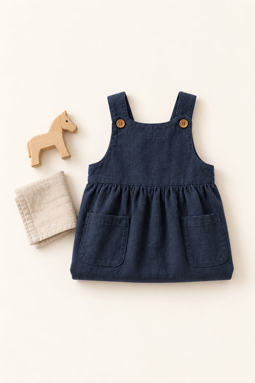 Larch Pinafore in Ink