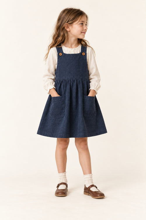 Larch Pinafore in Ink