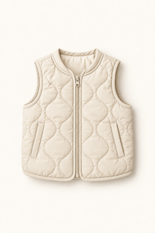 Linden Gilet in Cream