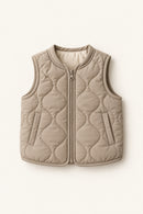 Linden Gilet in Pebble