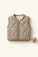 Linden Gilet in Pebble