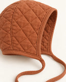 Little Acorn Bonnet in Rust