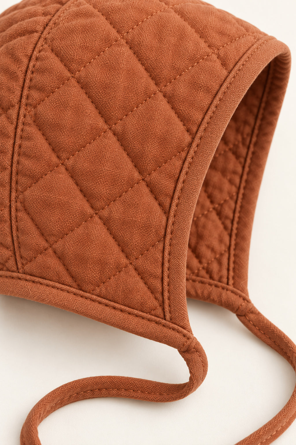 Little Acorn Bonnet in Rust