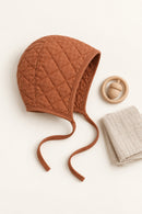 Little Acorn Bonnet in Rust