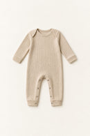Meadow Knit Romper in Oat