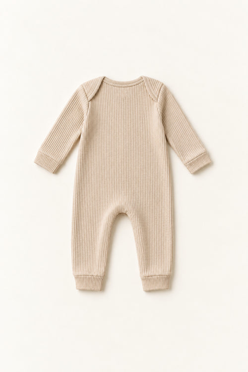 Meadow Knit Romper in Oat