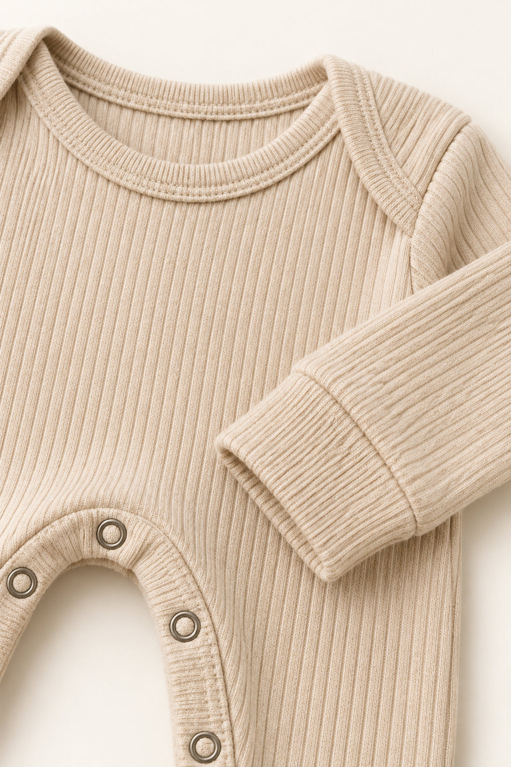 Meadow Knit Romper in Oat