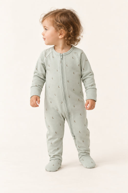 Moonbeam Sleepsuit in Mist