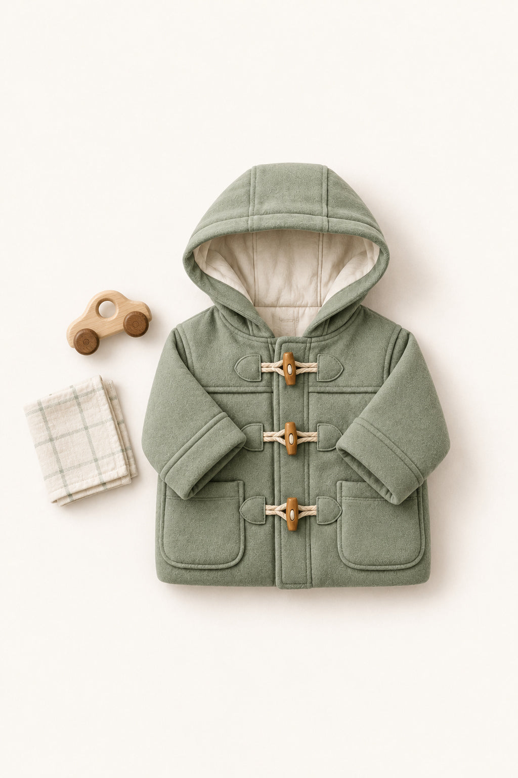 Moss Coat in Sage