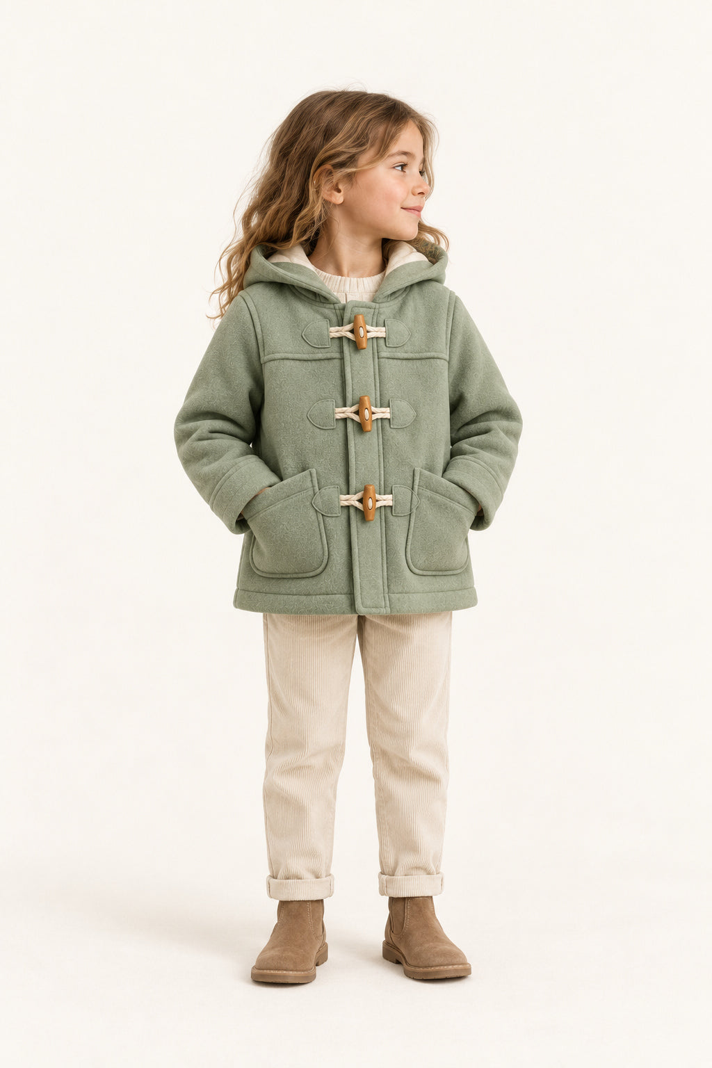 Moss Coat in Sage