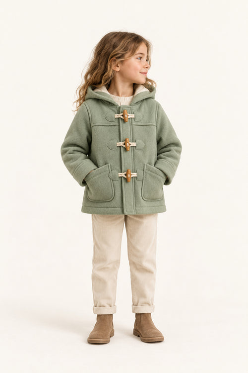 Moss Coat in Sage