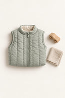 Moss Gilet in Mist