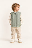 Moss Gilet in Mist