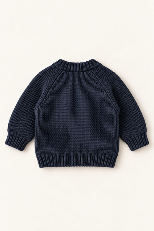 Otter Cardigan in Ink