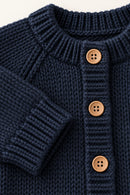 Otter Cardigan in Ink